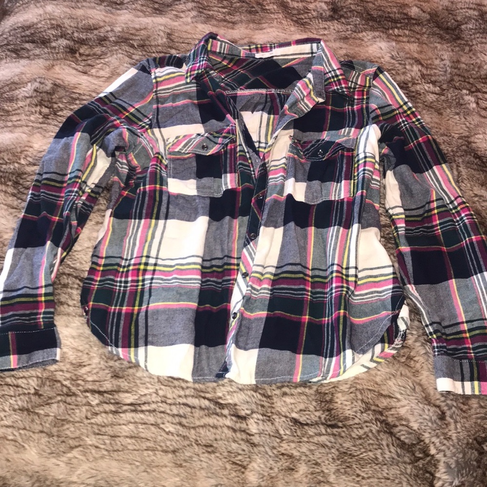 Plaid top